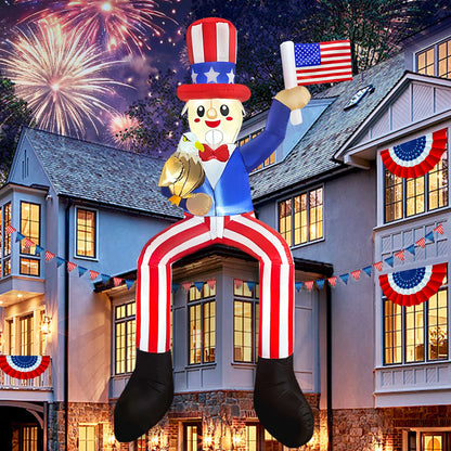 Independence Day - Uncle Sam, Eagle & Flag for Decorations