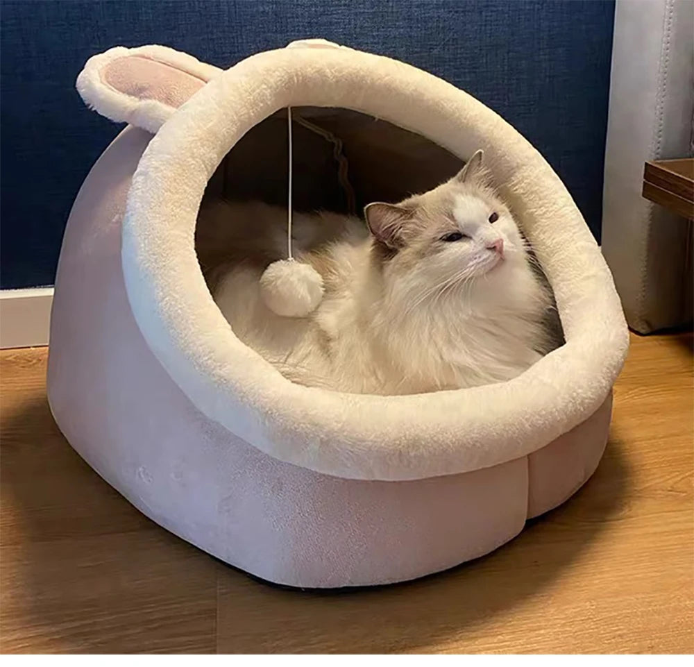 Washable Cozy Pet Lounger & Cat Bed