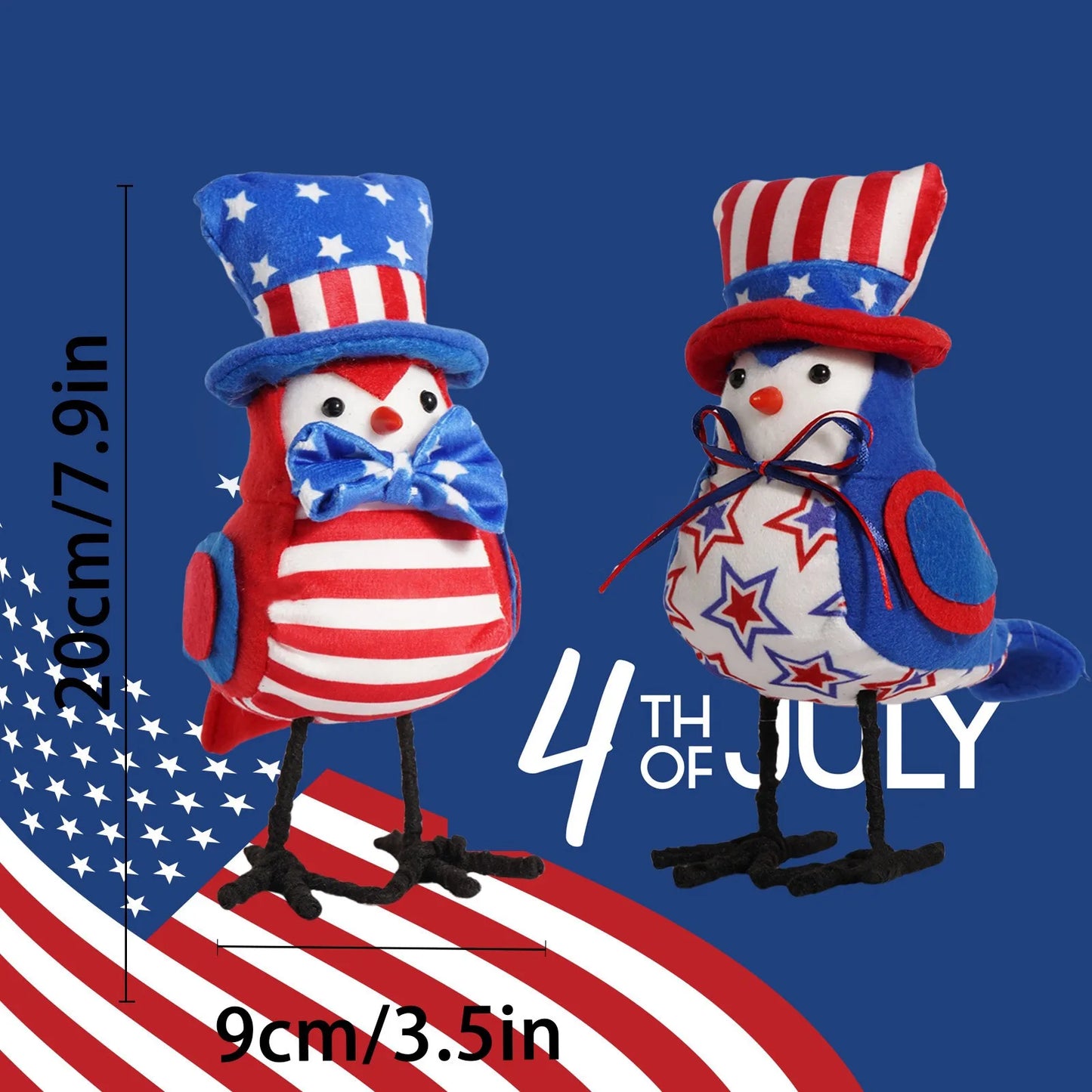 Independence Day Dwarf Figurine Decoration