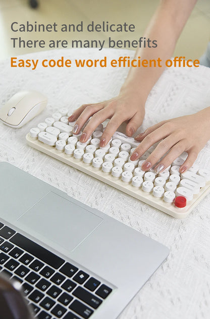 Colorful Compact Keyboard & Mouse Set for PC & Laptop