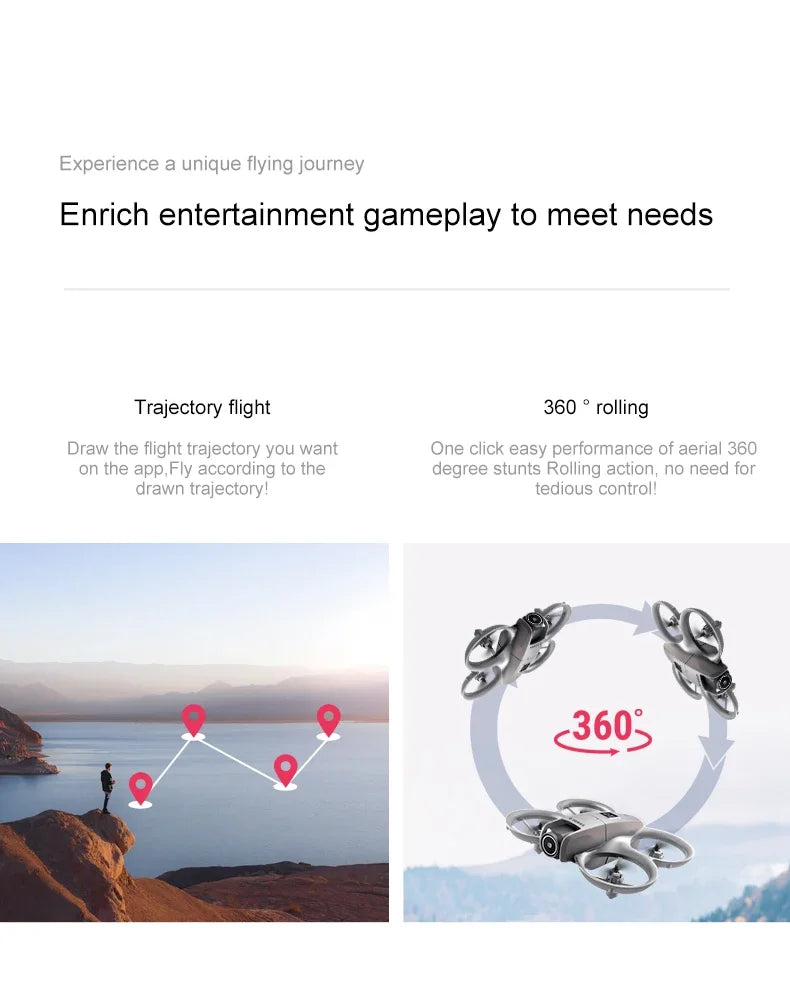 Aerial Drone – Dual-Camera, GPS & Optical Flow