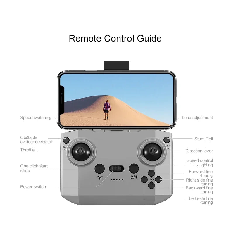 Aerial Drone – Dual-Camera, GPS & Optical Flow
