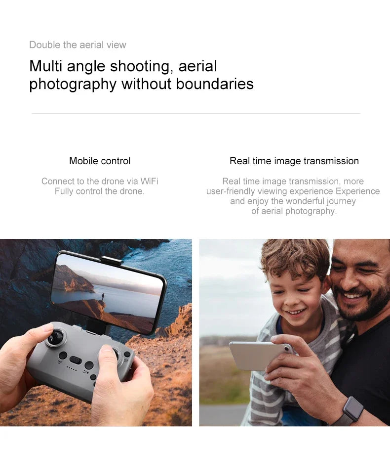 Aerial Drone – Dual-Camera, GPS & Optical Flow