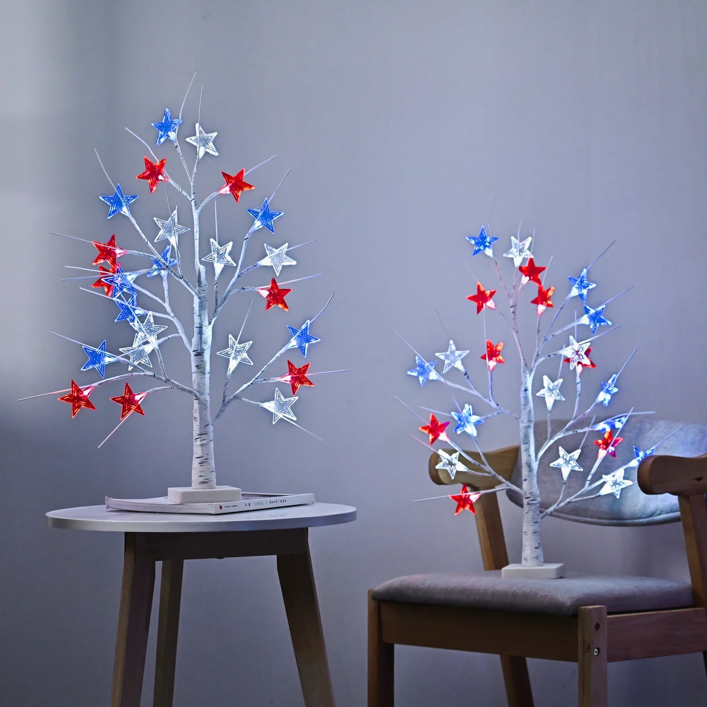 Independence Day Star Tree Lights