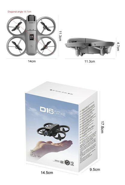 Aerial Drone – Dual-Camera, GPS & Optical Flow