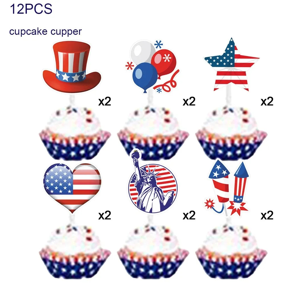 American Flag & Veterans Day Tableware & Party Supplies