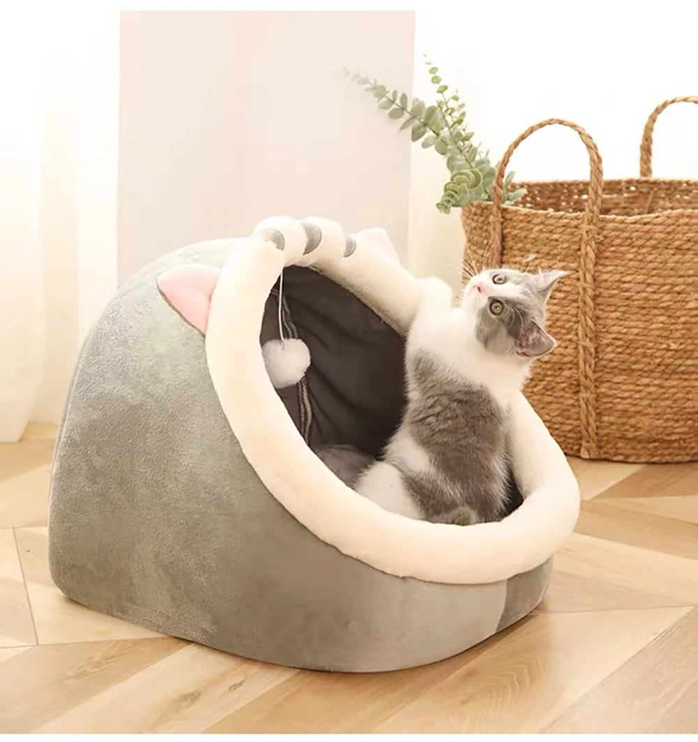 Washable Cozy Pet Lounger & Cat Bed