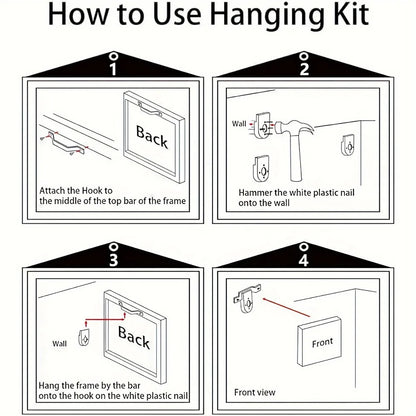 American Flag Wooden Gun Hanging Picture