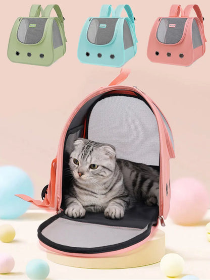 Foldable Breathable Cat & Puppy Backpack