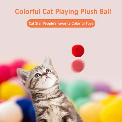 Interactive Cat Launch Toy – Plush Shooting Gun & Ball Games for Kittens & Pets