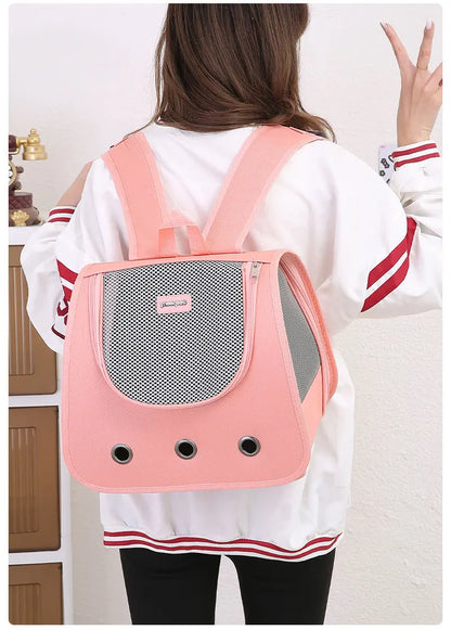 Foldable Breathable Cat & Puppy Backpack