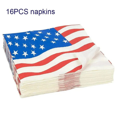 American Flag & Veterans Day Tableware & Party Supplies
