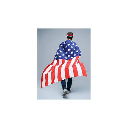 American Flag Costume Cape, Sunglasses & Flag Headband