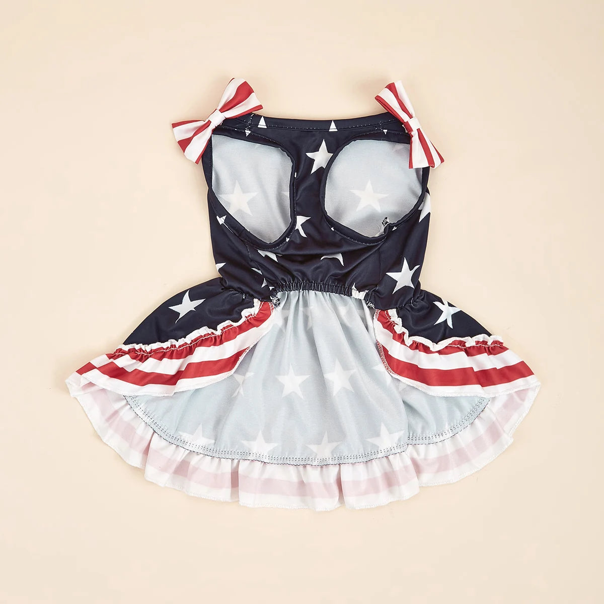 American Flag Stars Printed Sundress For Your Puppy