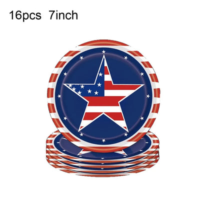 American Flag & Veterans Day Tableware & Party Supplies