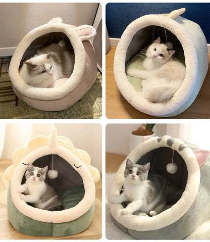Washable Cozy Pet Lounger & Cat Bed