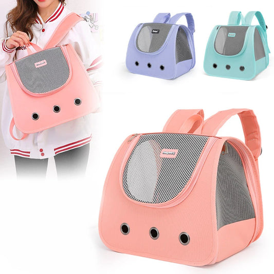 Foldable Breathable Cat & Puppy Backpack