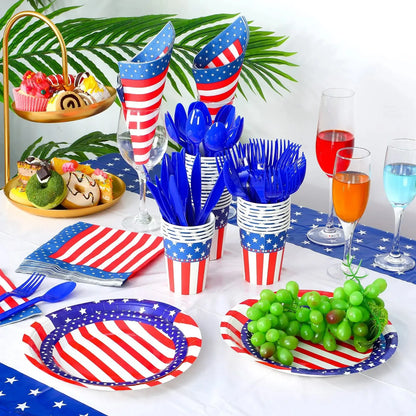 American Flag & Veterans Day Tableware & Party Supplies
