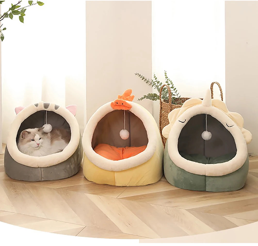 Washable Cozy Pet Lounger & Cat Bed