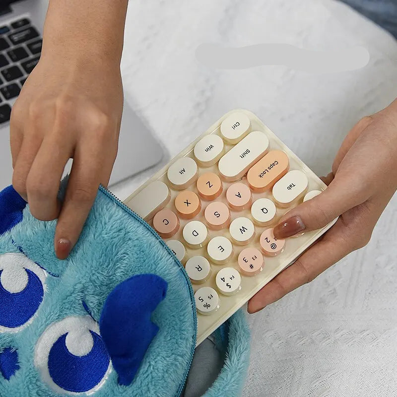 Colorful Compact Keyboard & Mouse Set for PC & Laptop