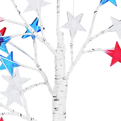 Independence Day Star Tree Lights