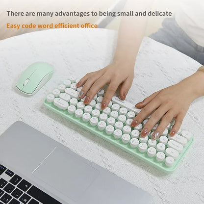 Colorful Compact Keyboard & Mouse Set for PC & Laptop