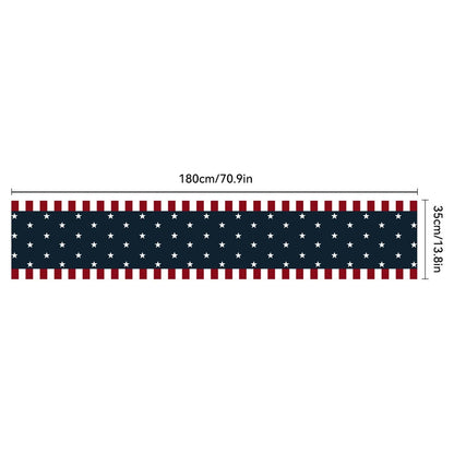 American Flag Design Table Runner – Kitchen & Party Decor
