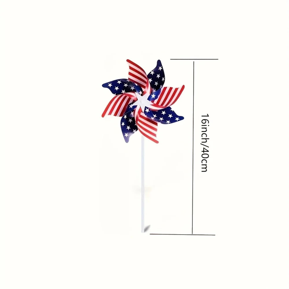 American Flag Wind Spinner Decorations