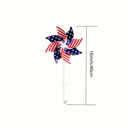 American Flag Wind Spinner Decorations
