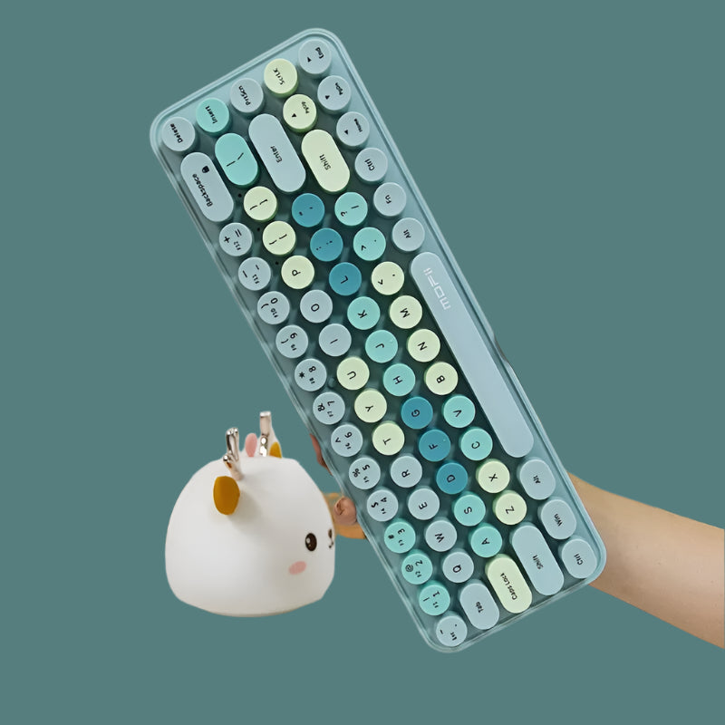 Colorful Compact Keyboard & Mouse Set for PC & Laptop