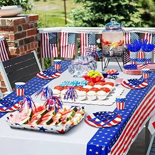 American Flag & Veterans Day Tableware & Party Supplies