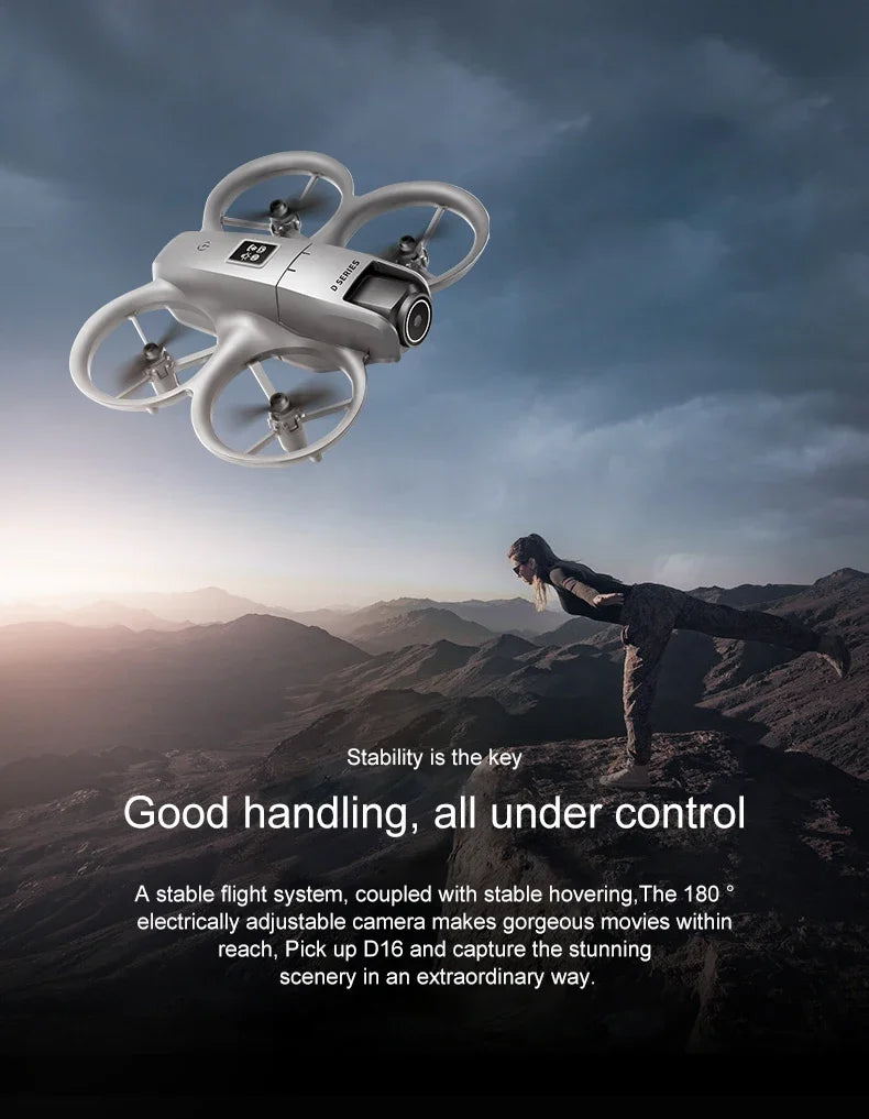 Aerial Drone – Dual-Camera, GPS & Optical Flow