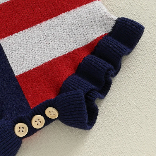 Independence Day Baby Girl Jumpsuit