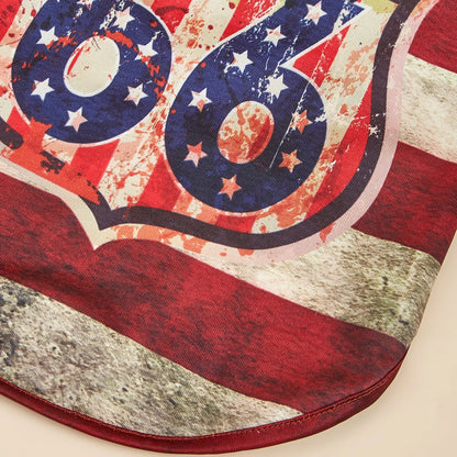 American Flag Pet Outfit – Tank Top & Sweatshirt