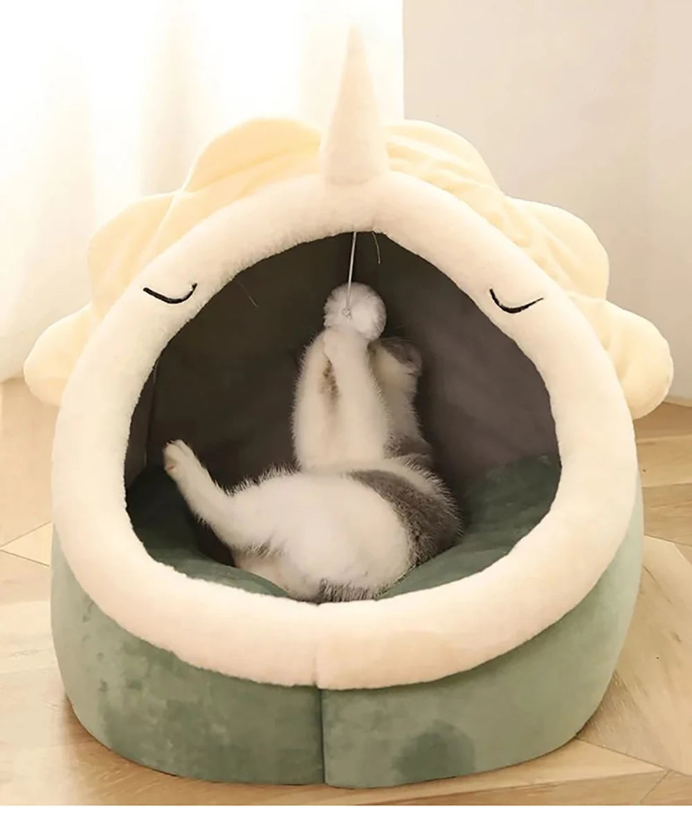 Washable Cozy Pet Lounger & Cat Bed