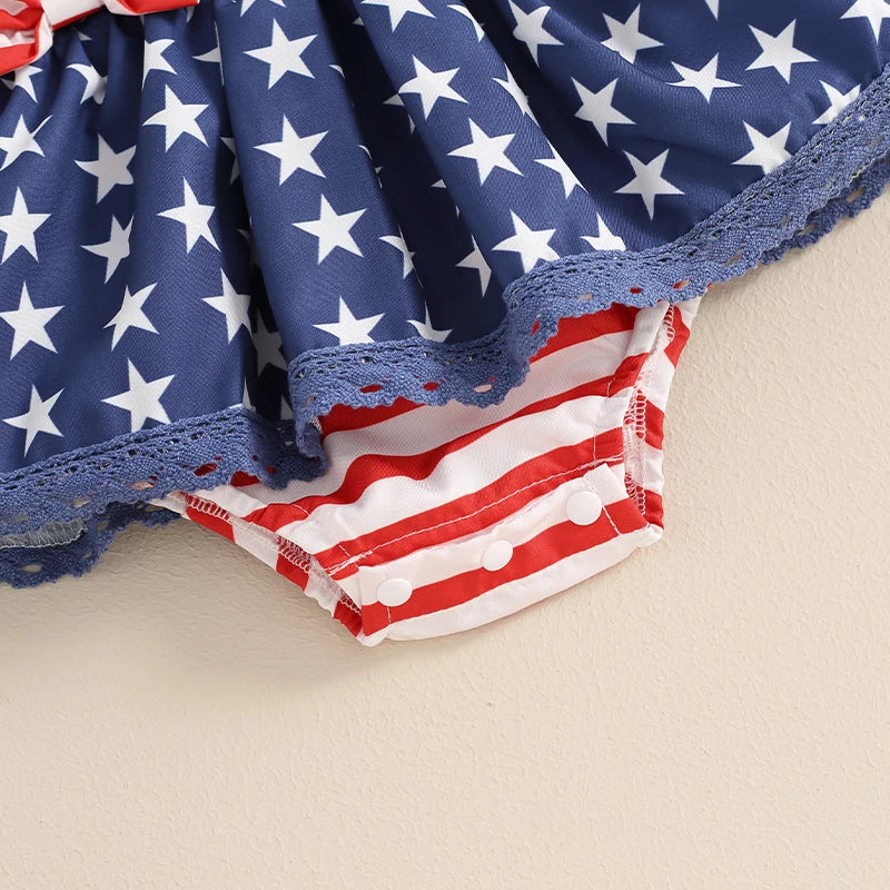 Patriotic Baby Girl Summer Outfit