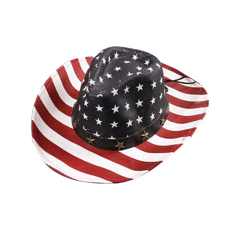American Flag Western Cowboy Hat
