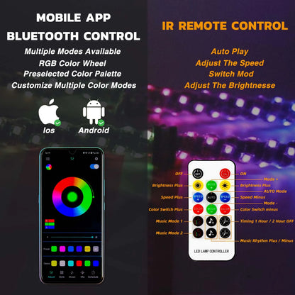 Spiral LED Whip Lights