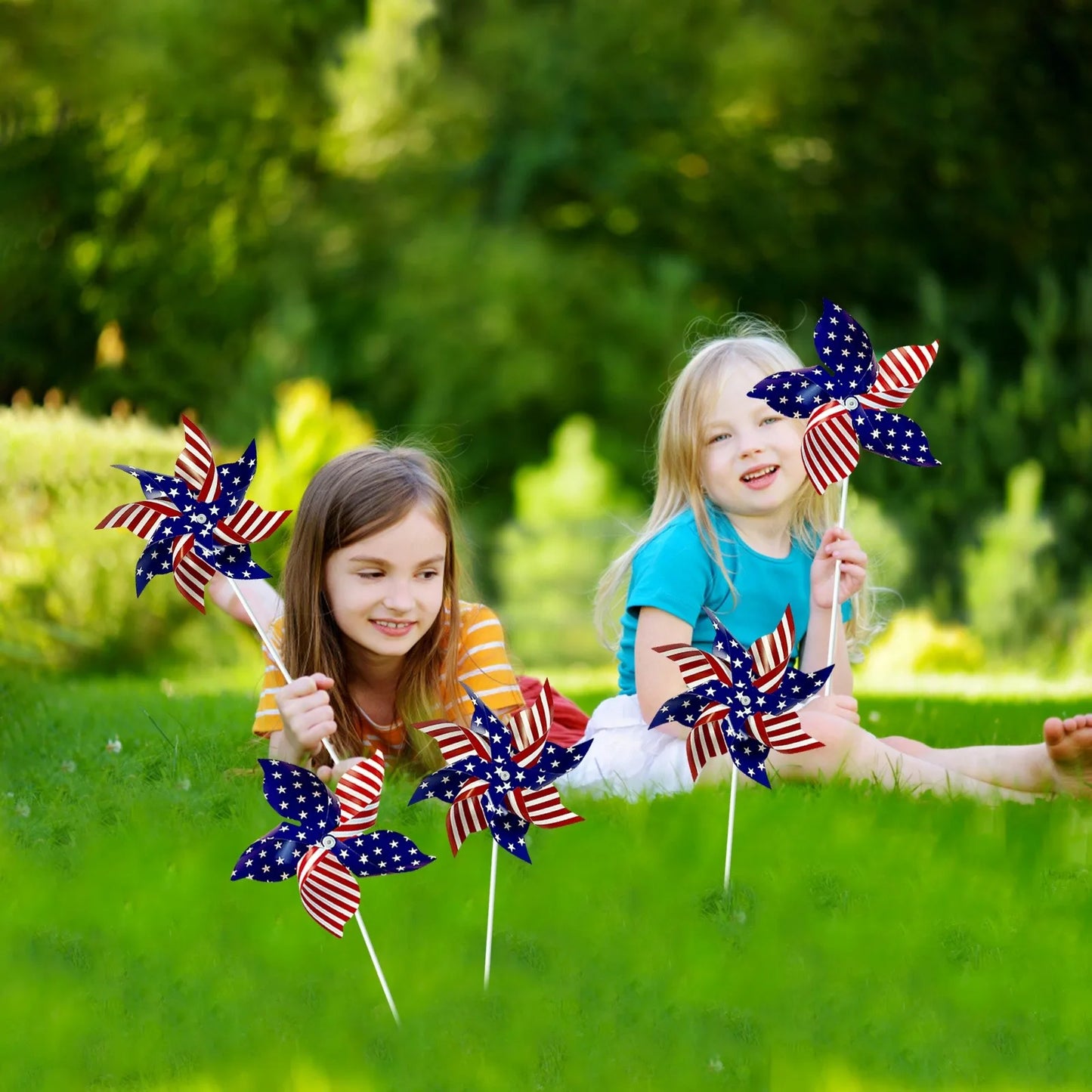 American Flag Pinwheels