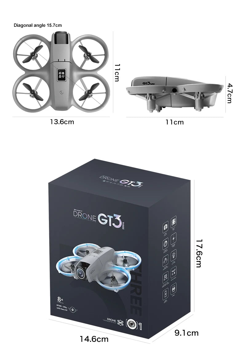 High-Performance GT3 RC Quadcopter