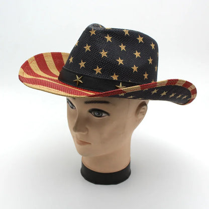 American Flag Western Cowboy Hat