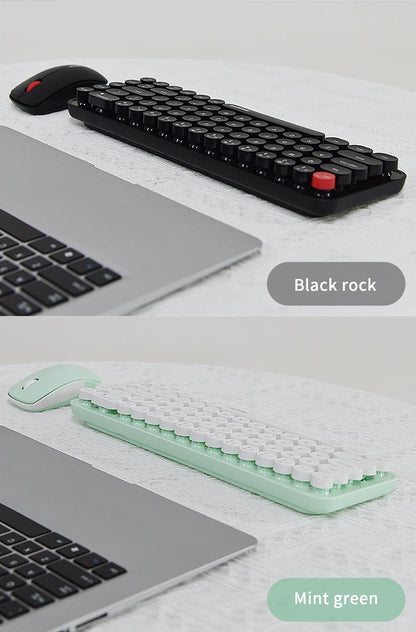 Colorful Compact Keyboard & Mouse Set for PC & Laptop