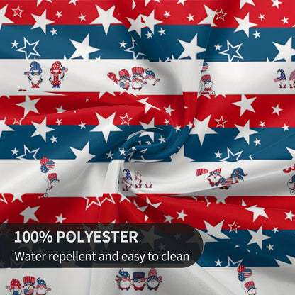 Independence Day Starry Round Tablecloth