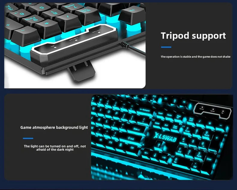 Waterproof Gaming Keyboard & Mouse Combo