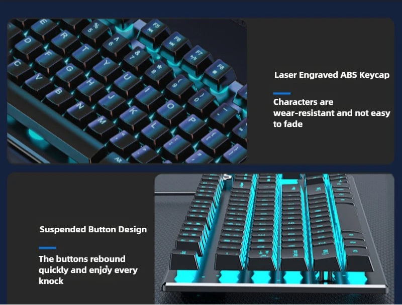 Waterproof Gaming Keyboard & Mouse Combo