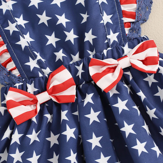 Patriotic Baby Girl Summer Outfit