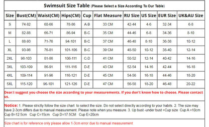 American Flag Print Beach Two-Piece Swimwear