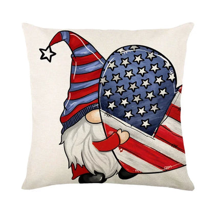 Square Cushion Cover for Independence Day