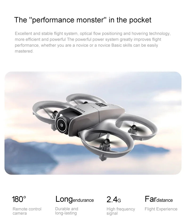 Aerial Drone – Dual-Camera, GPS & Optical Flow
