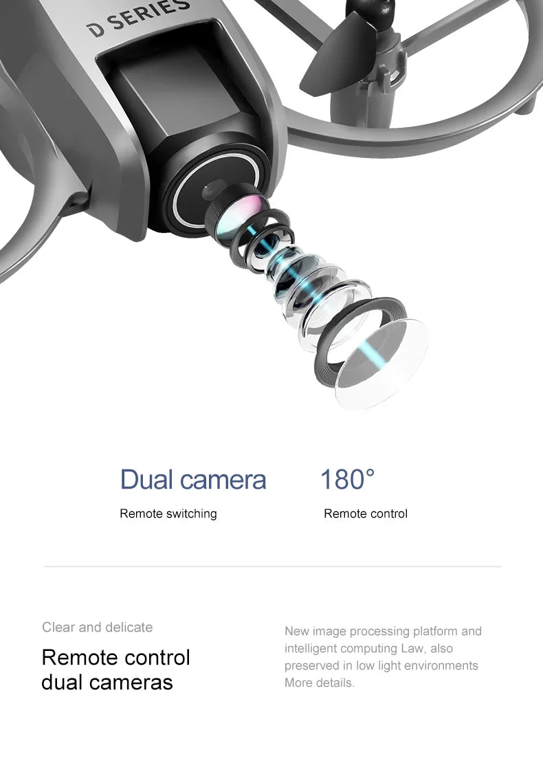 Aerial Drone – Dual-Camera, GPS & Optical Flow